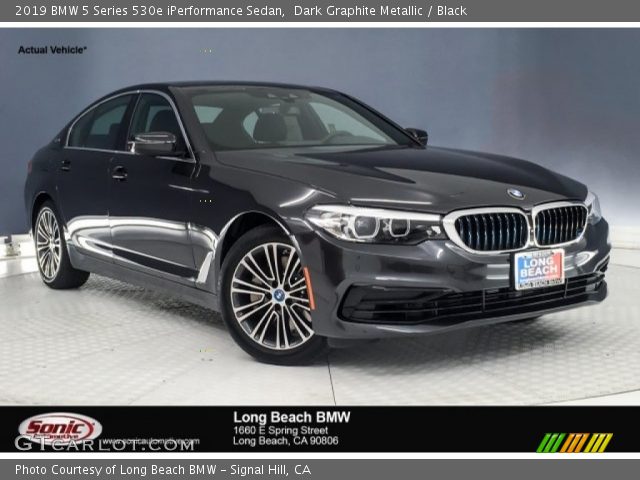 2019 BMW 5 Series 530e iPerformance Sedan in Dark Graphite Metallic