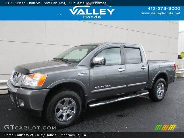 2015 Nissan Titan SV Crew Cab 4x4 in Gun Metallic