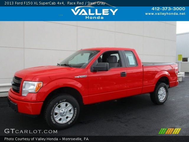 2013 Ford F150 XL SuperCab 4x4 in Race Red
