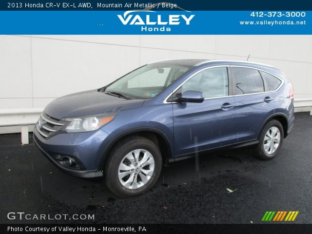 2013 Honda CR-V EX-L AWD in Mountain Air Metallic