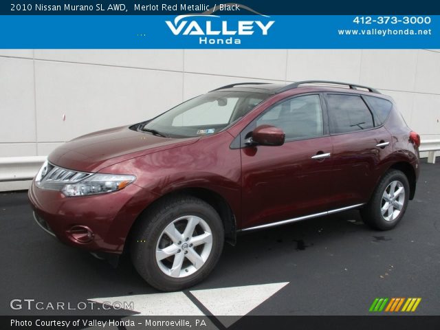2010 Nissan Murano SL AWD in Merlot Red Metallic