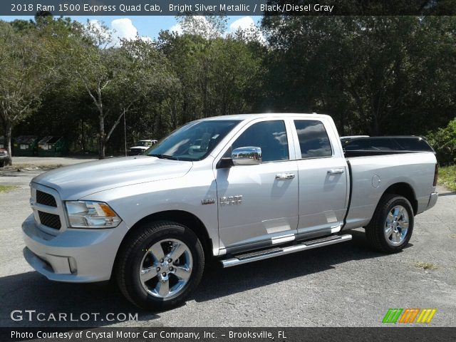 2018 Ram 1500 Express Quad Cab in Bright Silver Metallic