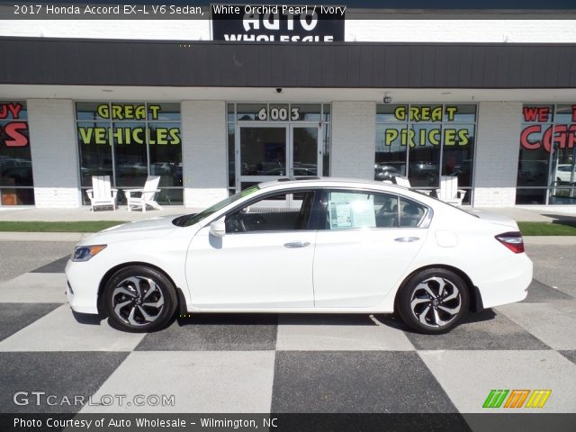 2017 Honda Accord EX-L V6 Sedan in White Orchid Pearl