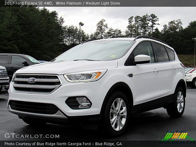 2017 Ford Escape SE 4WD in White Platinum