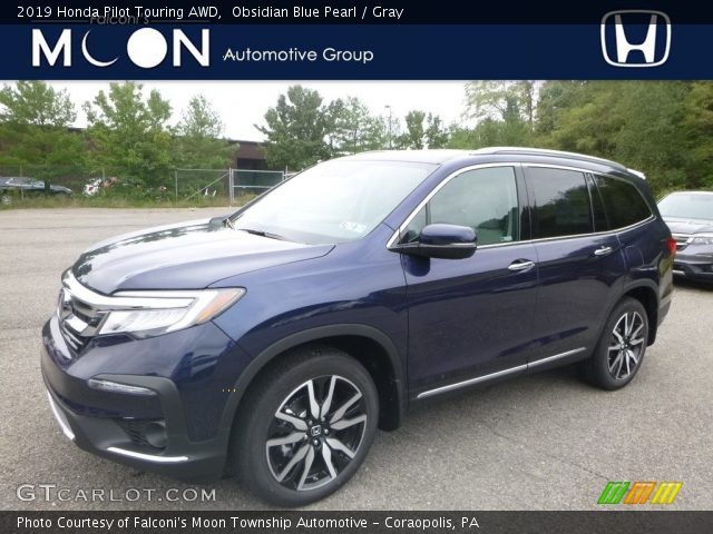 2019 Honda Pilot Touring AWD in Obsidian Blue Pearl