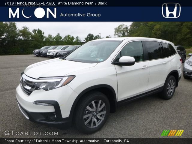 2019 Honda Pilot EX-L AWD in White Diamond Pearl