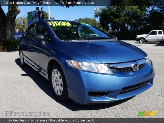 2010 Honda Civic DX-VP Sedan in Atomic Blue Metallic