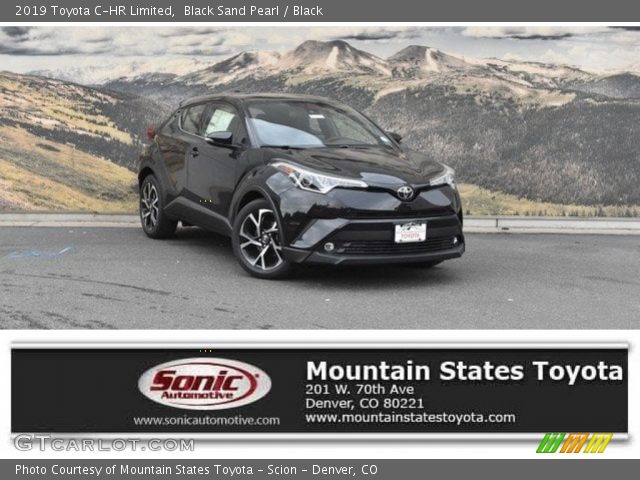 2019 Toyota C-HR Limited in Black Sand Pearl