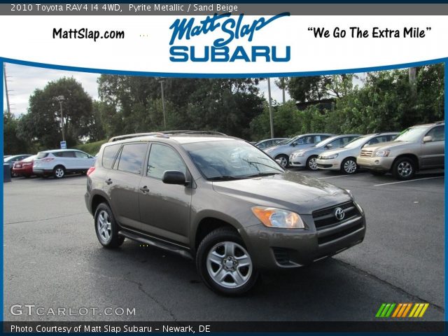 2010 Toyota RAV4 I4 4WD in Pyrite Metallic