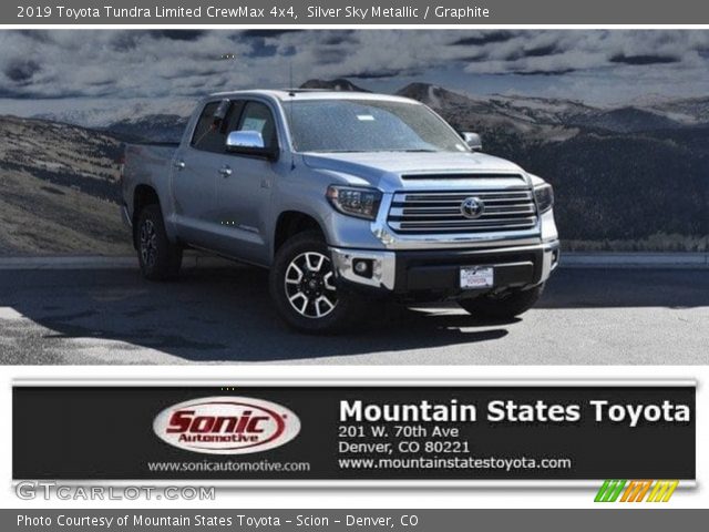 2019 Toyota Tundra Limited CrewMax 4x4 in Silver Sky Metallic