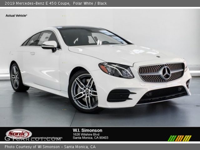 2019 Mercedes-Benz E 450 Coupe in Polar White