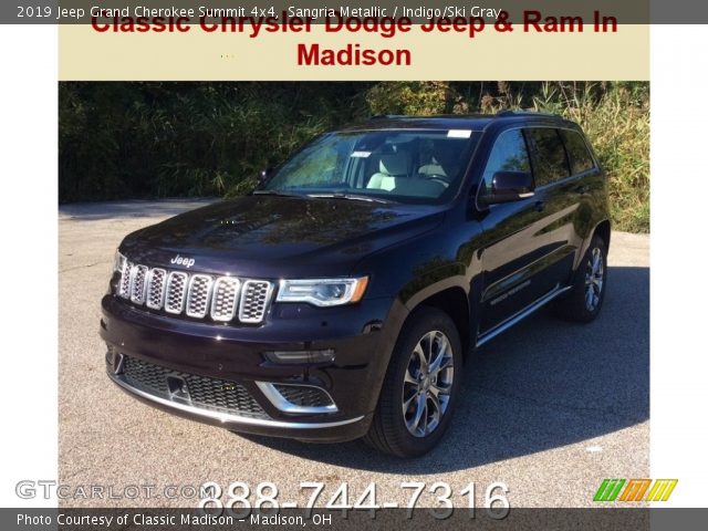 2019 Jeep Grand Cherokee Summit 4x4 in Sangria Metallic