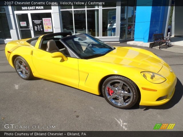 2007 Chevrolet Corvette Coupe in Velocity Yellow