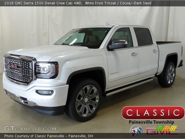 2018 GMC Sierra 1500 Denali Crew Cab 4WD in White Frost Tricoat