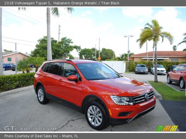 2018 Volkswagen Tiguan S in Habanero Orange Metallic