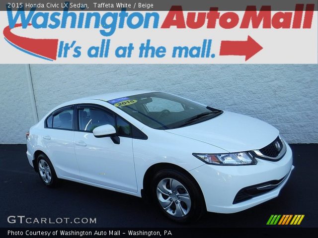 2015 Honda Civic LX Sedan in Taffeta White