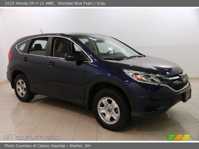 2015 Honda CR-V LX AWD in Obsidian Blue Pearl