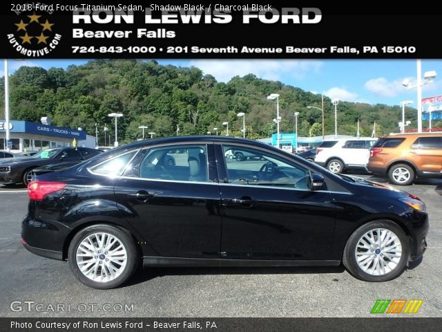 2018 Ford Focus Titanium Sedan in Shadow Black