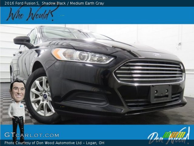 2016 Ford Fusion S in Shadow Black