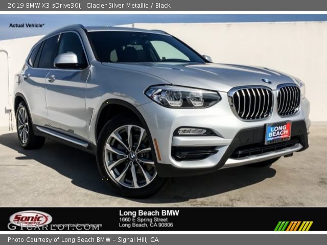 2019 BMW X3 sDrive30i in Glacier Silver Metallic