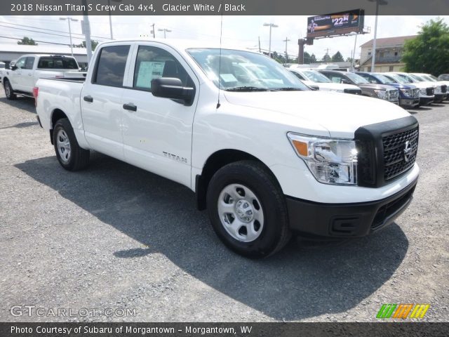 2018 Nissan Titan S Crew Cab 4x4 in Glacier White