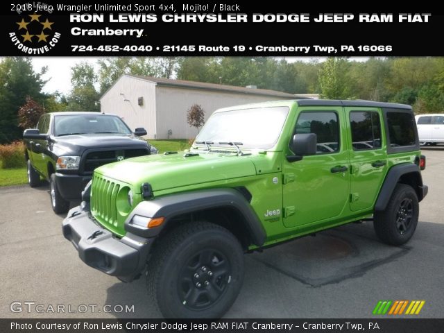 2018 Jeep Wrangler Unlimited Sport 4x4 in Mojito!