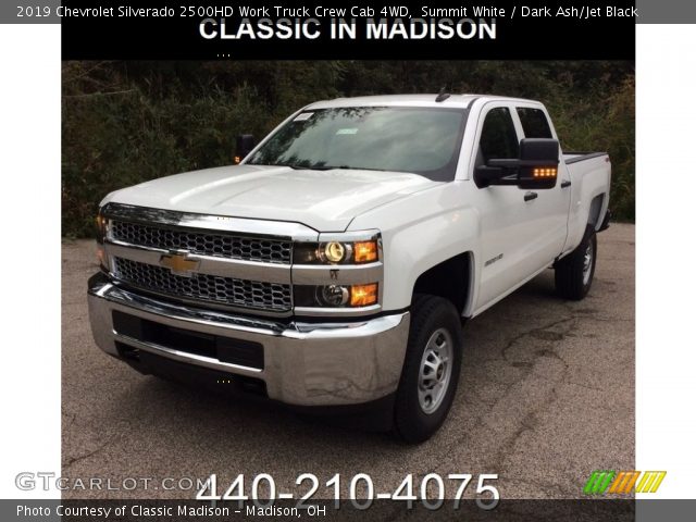 2019 Chevrolet Silverado 2500HD Work Truck Crew Cab 4WD in Summit White