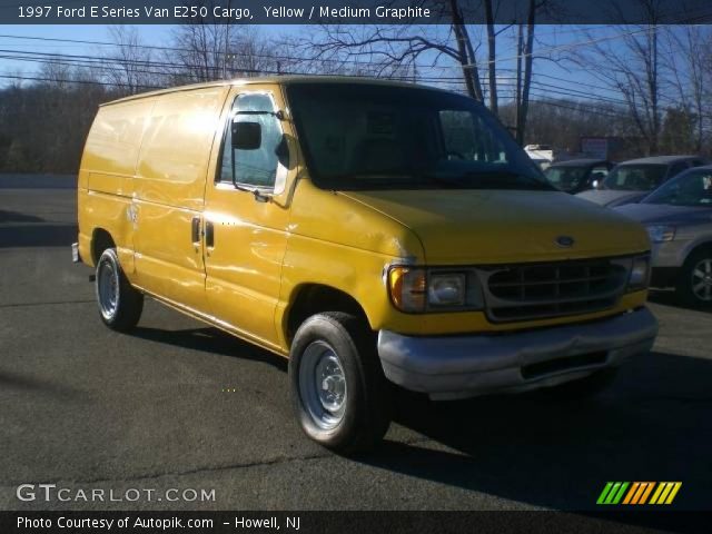 1997 Ford E Series Van E250 Cargo in Yellow