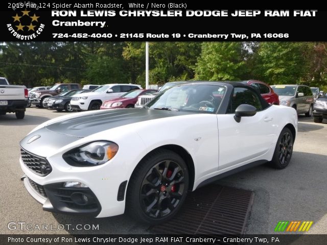 2019 Fiat 124 Spider Abarth Roadster in White