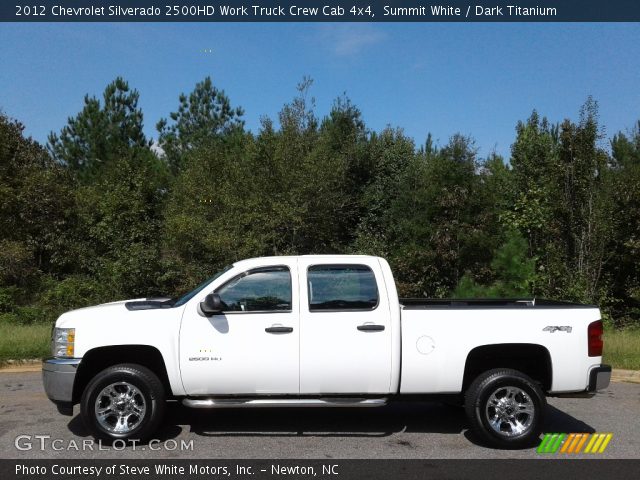 2012 Chevrolet Silverado 2500HD Work Truck Crew Cab 4x4 in Summit White
