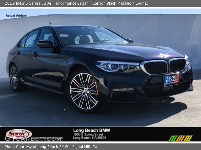 2019 BMW 5 Series 530e iPerformance Sedan in Carbon Black Metallic