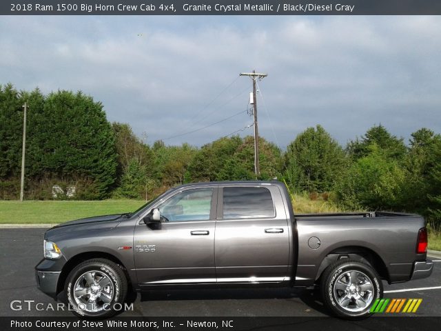 2018 Ram 1500 Big Horn Crew Cab 4x4 in Granite Crystal Metallic