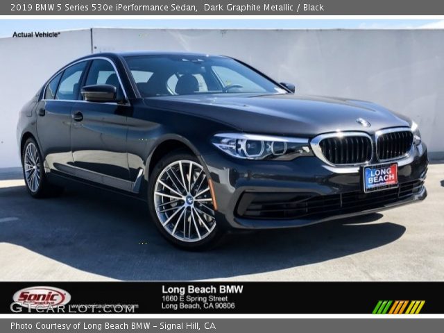 2019 BMW 5 Series 530e iPerformance Sedan in Dark Graphite Metallic