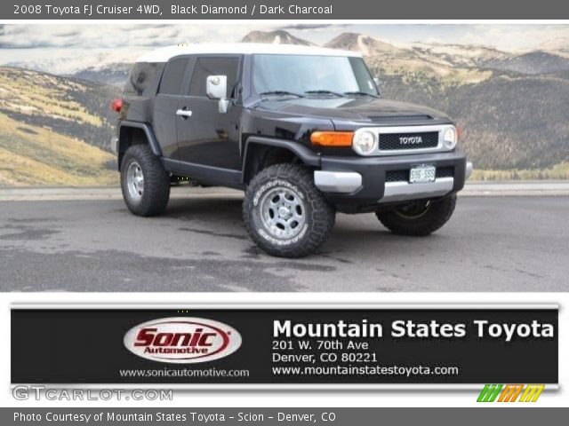 2008 Toyota FJ Cruiser 4WD in Black Diamond