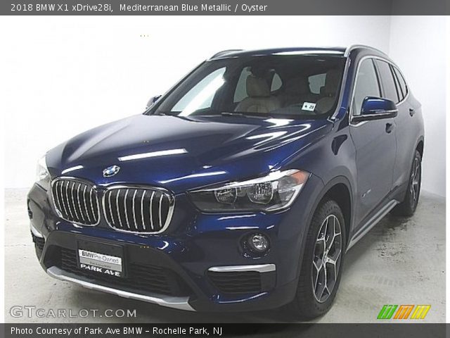 2018 BMW X1 xDrive28i in Mediterranean Blue Metallic