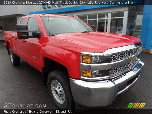 2019 Chevrolet Silverado 2500HD Work Truck Double Cab 4WD in Red Hot