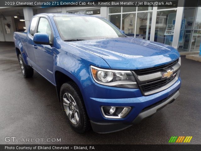 2019 Chevrolet Colorado Z71 Extended Cab 4x4 in Kinetic Blue Metallic
