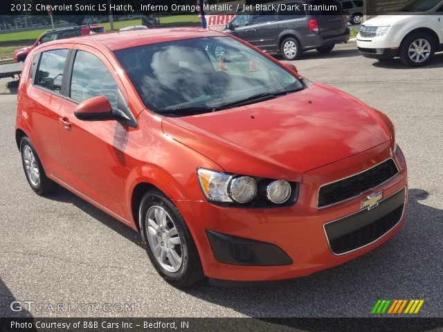 2012 Chevrolet Sonic LS Hatch in Inferno Orange Metallic