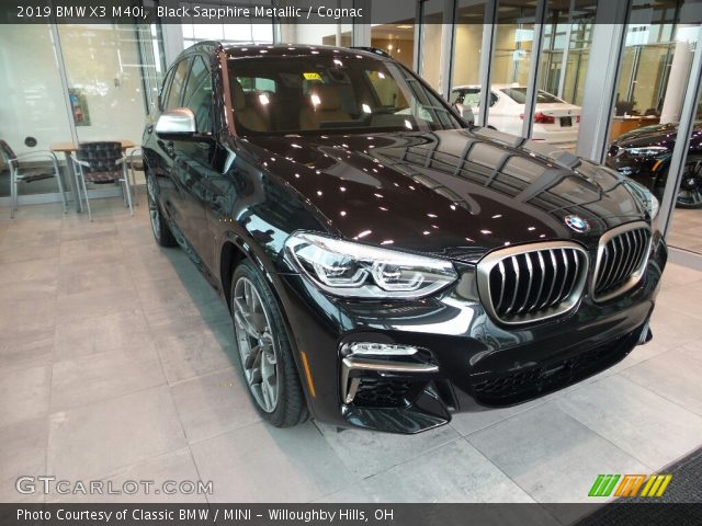 2019 BMW X3 M40i in Black Sapphire Metallic
