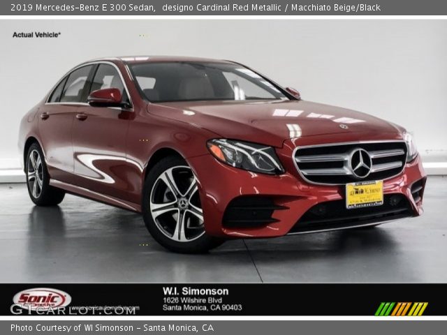 2019 Mercedes-Benz E 300 Sedan in designo Cardinal Red Metallic