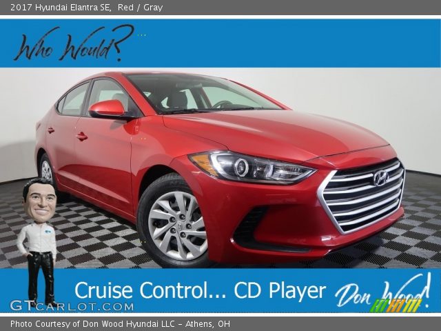 2017 Hyundai Elantra SE in Red
