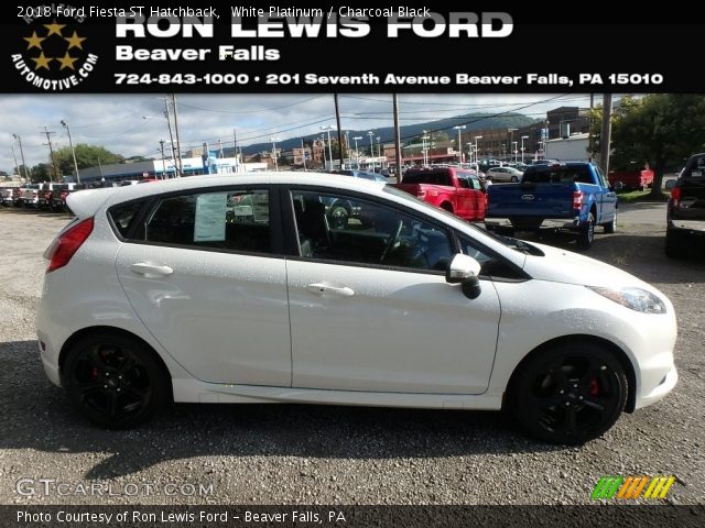 2018 Ford Fiesta ST Hatchback in White Platinum
