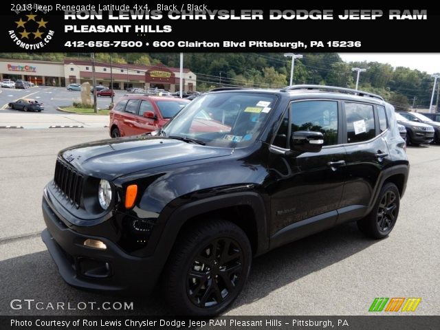 2018 Jeep Renegade Latitude 4x4 in Black