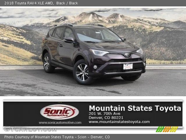 2018 Toyota RAV4 XLE AWD in Black