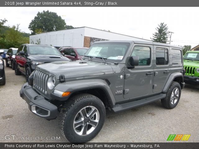 2018 Jeep Wrangler Unlimited Sahara 4x4 in Sting-Gray
