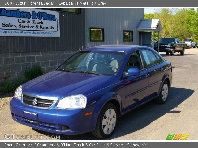 2007 Suzuki Forenza Sedan in Cobalt Blue Metallic