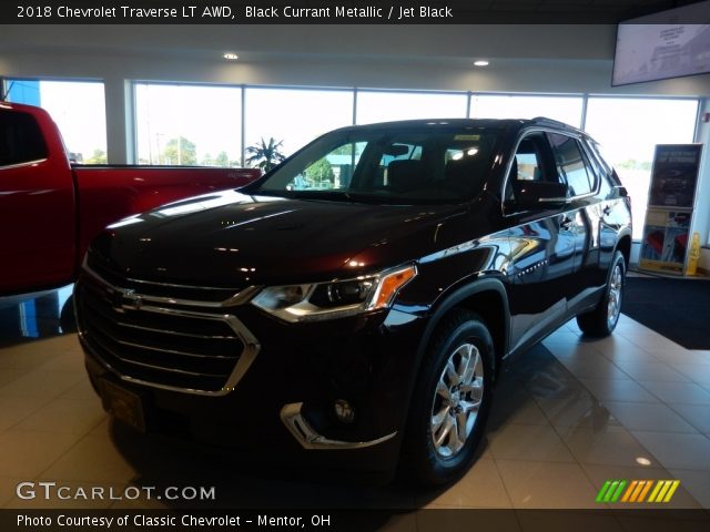 2018 Chevrolet Traverse LT AWD in Black Currant Metallic