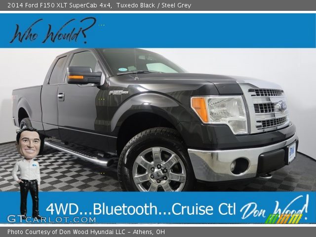 2014 Ford F150 XLT SuperCab 4x4 in Tuxedo Black