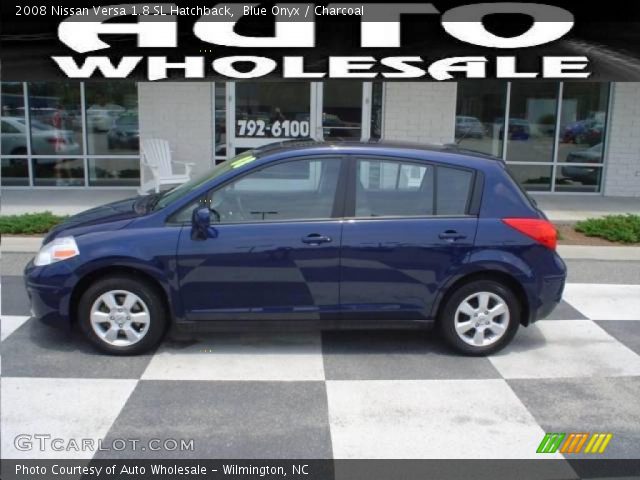 2008 Nissan Versa 1.8 SL Hatchback in Blue Onyx