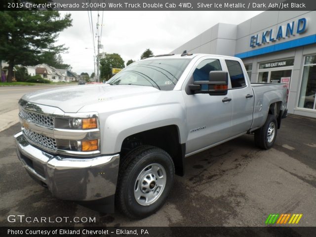 2019 Chevrolet Silverado 2500HD Work Truck Double Cab 4WD in Silver Ice Metallic